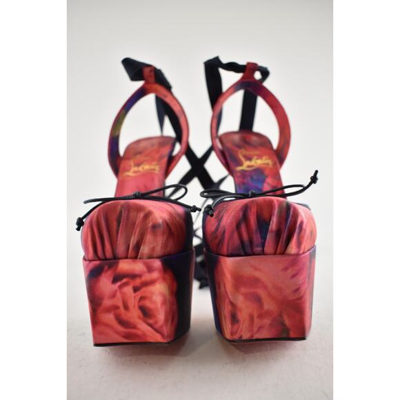 Christian Louboutin Cassia Lace Up Alta 160 Platform Ballet Sandal Heel Pump 36 - Picture 10 of 16